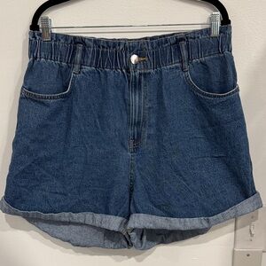 H&M Dark Blue Denim Jean Shorts